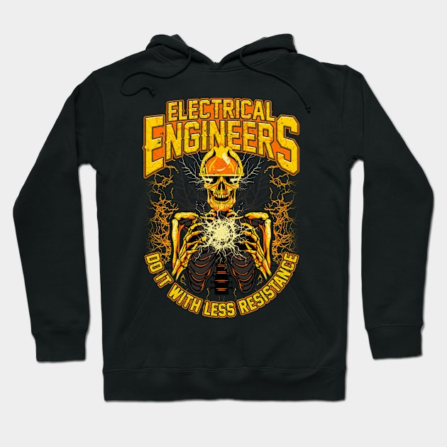 Electrical Engineers Do It With Less Resistance Hoodie by E